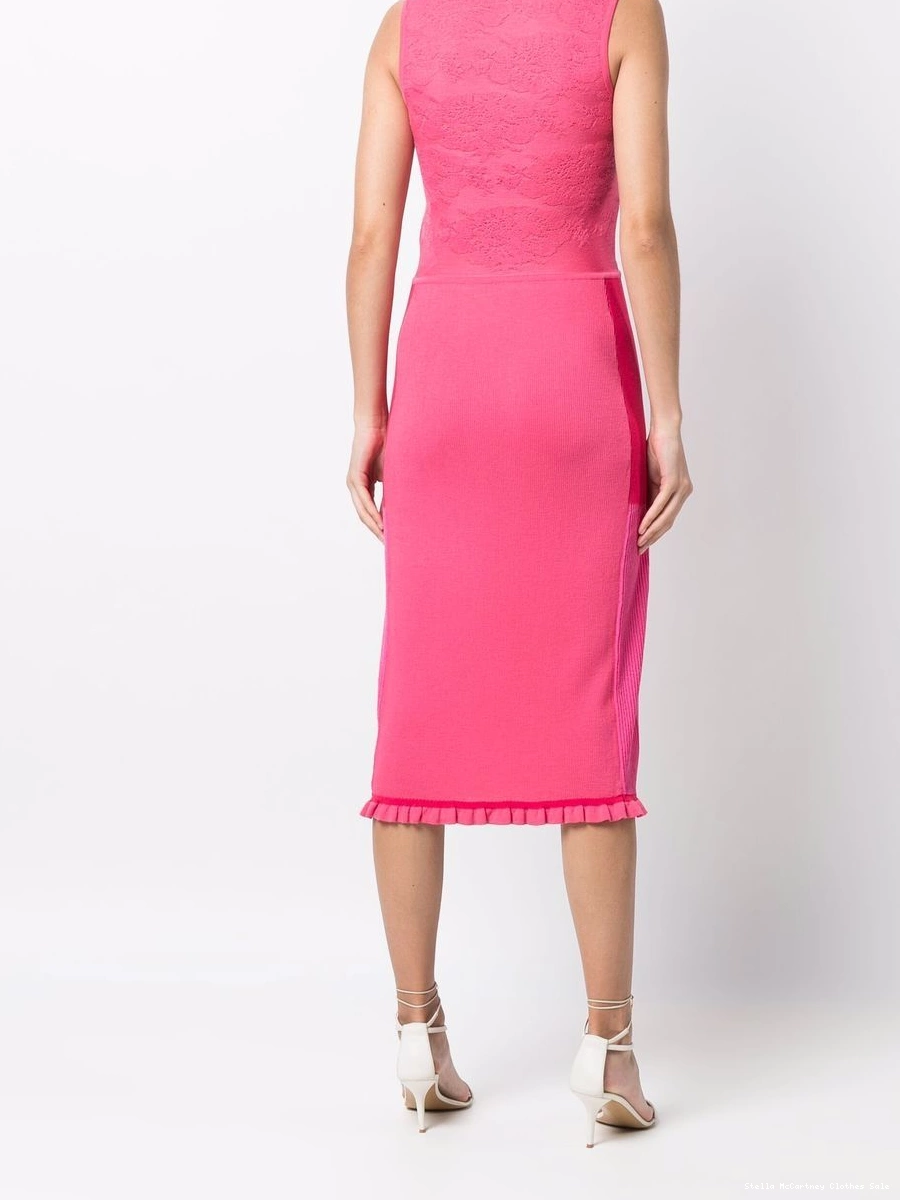 Cheap dress Stella Women McCartney Tight Mix sleeveless patchwork 0712